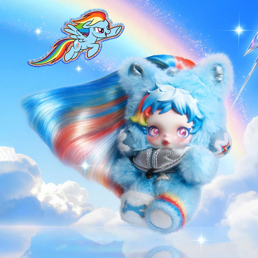 Chaveiro BLIND BOX Skullpanda x My Little Pony - My Little Pony - Collectible Surprise Keychain - Pop Mart