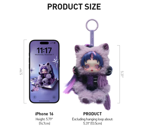 Chaveiro BLIND BOX Skullpanda x My Little Pony - My Little Pony - Collectible Surprise Keychain - Pop Mart