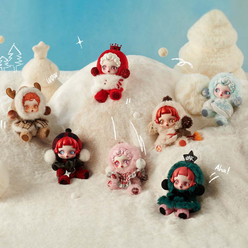 Chaveiro BLIND BOX Skullpanda - Winter Symphony - Collectible Surprise Keychain - Pop Mart