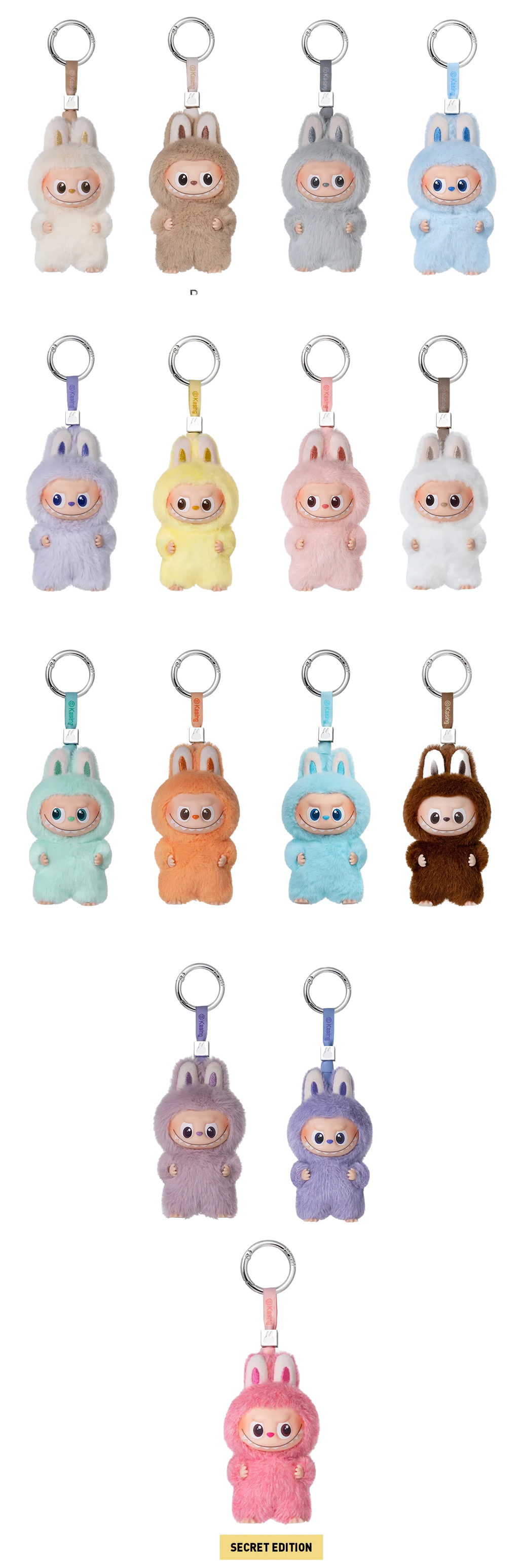Chaveiro BLIND BOX Labubu - The Monsters Pin For Love (A-M) - Collectible Surprise Keychain - Pop Mart