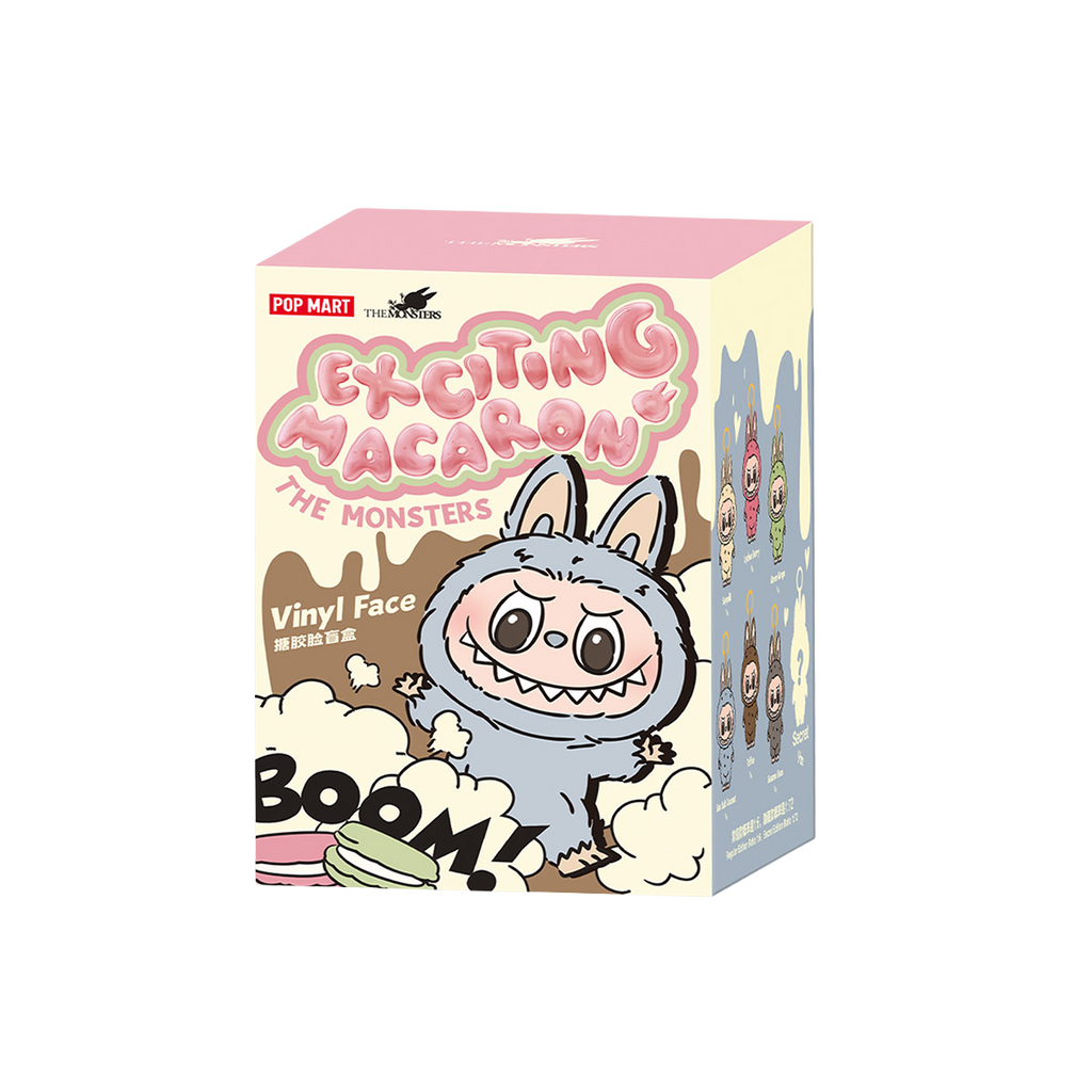 Chaveiro BLIND BOX Labubu - The Monsters Exciting Macaron - Collectible Surprise Keychain - Pop Mart