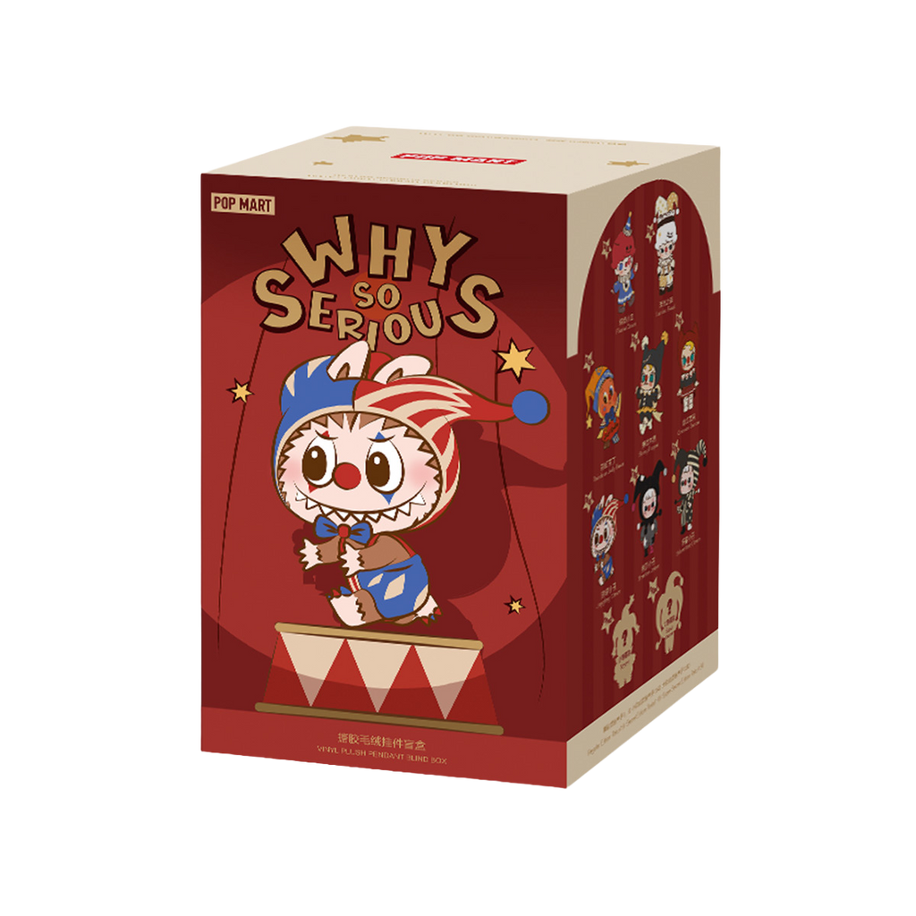 Chaveiro BLIND BOX Labubu - Why So Serious - Collectible Surprise Keychain - Pop Mart