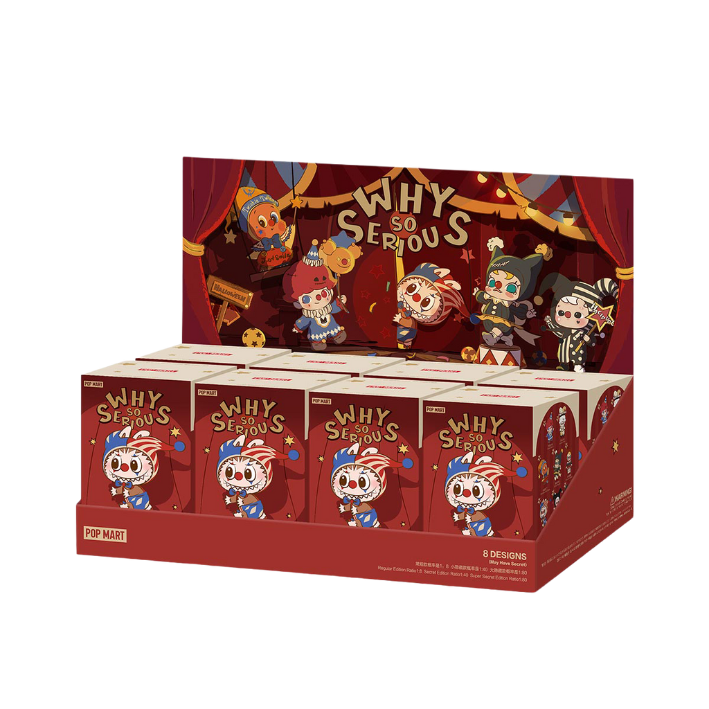 Chaveiro BLIND BOX Labubu - Why So Serious - Collectible Surprise Keychain - Pop Mart