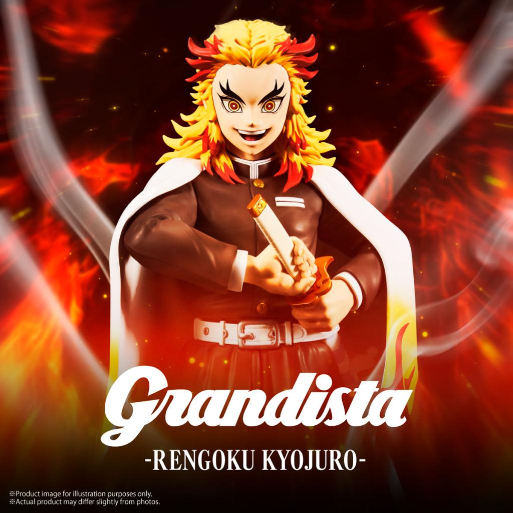 Estátua Kyojuro Rengoku – Demon Slayer: Kimetsu No Yaiba – Grandista – Banpresto