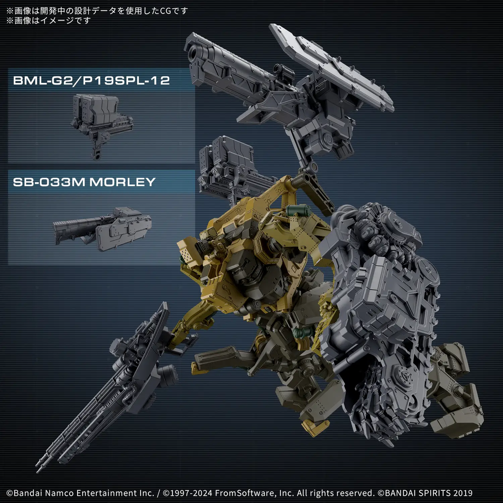 Figura Rad Cc-3000 Wrecker Milk Tooth - Armored Core Ⅵ: Fires Of Rubicon - 30mm - Bandai