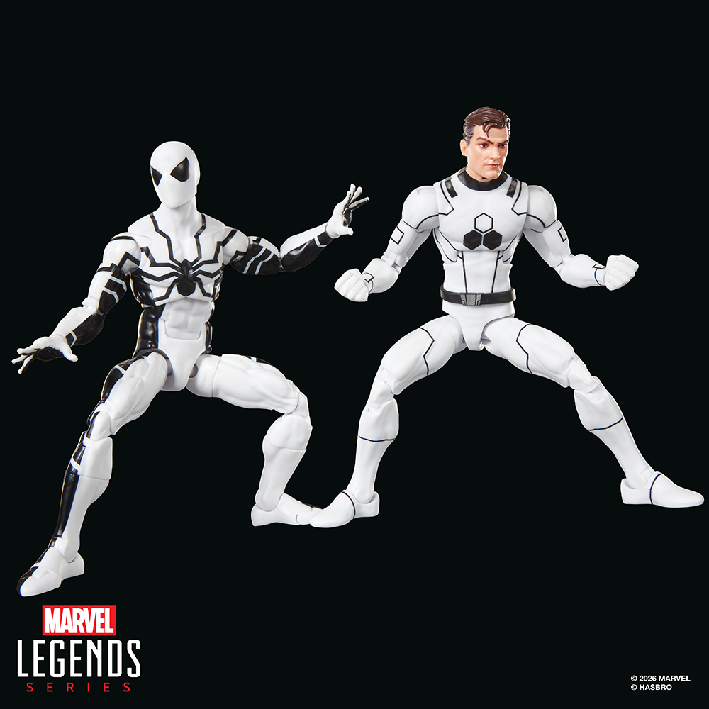 Pré-venda - Figura Mister Fantastic & Spider-Man Marvel Legends Series Future Foundation 65TH Anniversary - Hasbro