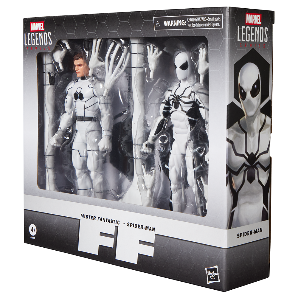 Pré-venda - Figura Mister Fantastic & Spider-Man Marvel Legends Series Future Foundation 65TH Anniversary - Hasbro