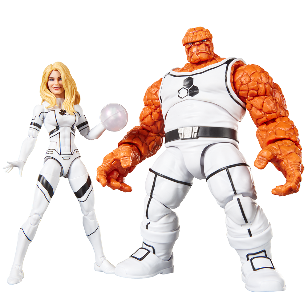 Pré-venda - Figura The Thing e Invisible Woman - Marvel Legends Series Future Foundation Marvel's - Hasbro