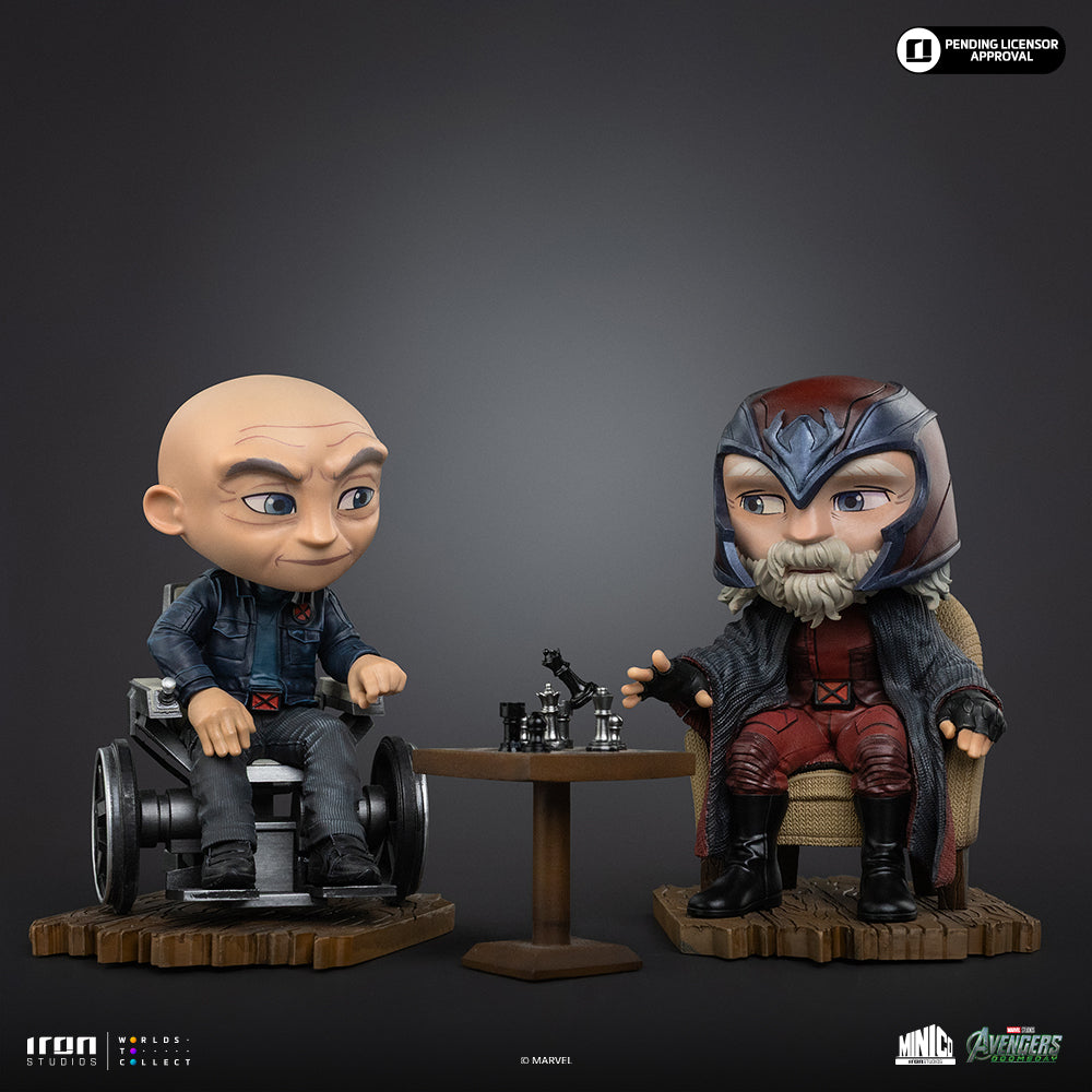 Pré-venda - Estátua Xavier e Magneto - Avengers: Doomsday - Minico - Iron Studios