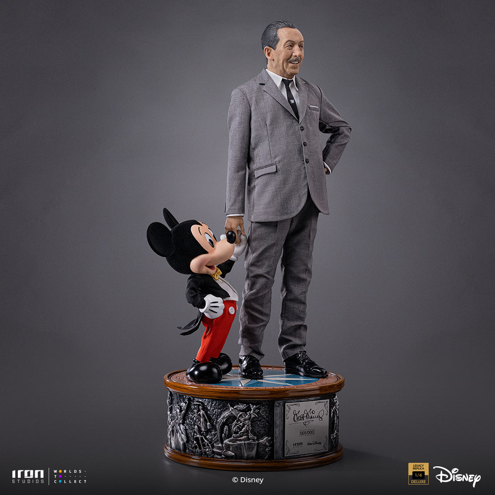 Pré-Venda - Estátua Walt Disney & Mickey Mouse - Disney Classics - Legacy Replica 1/4 - Iron Studios