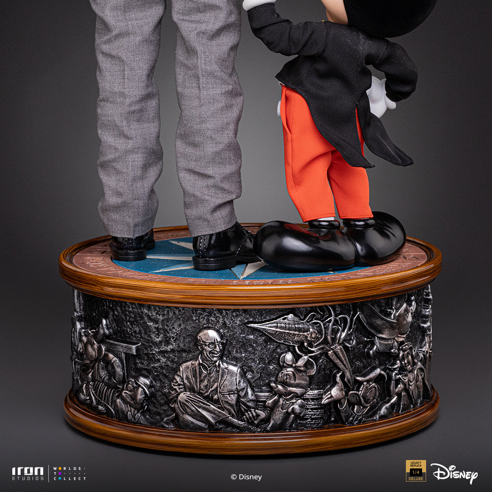 Pré-Venda - Estátua Walt Disney & Mickey Mouse - Disney Classics - Legacy Replica 1/4 - Iron Studios