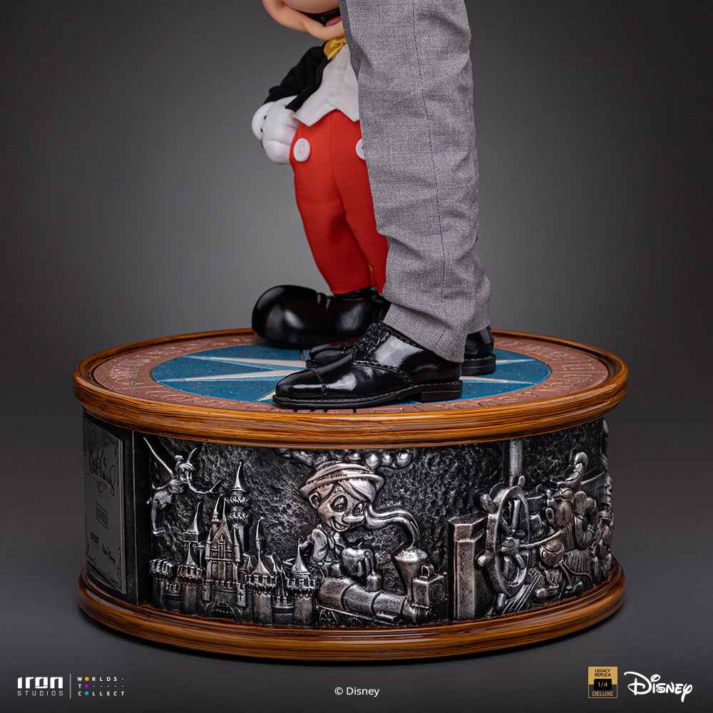 Pré-Venda - Estátua Walt Disney & Mickey Mouse - Disney Classics - Legacy Replica 1/4 - Iron Studios