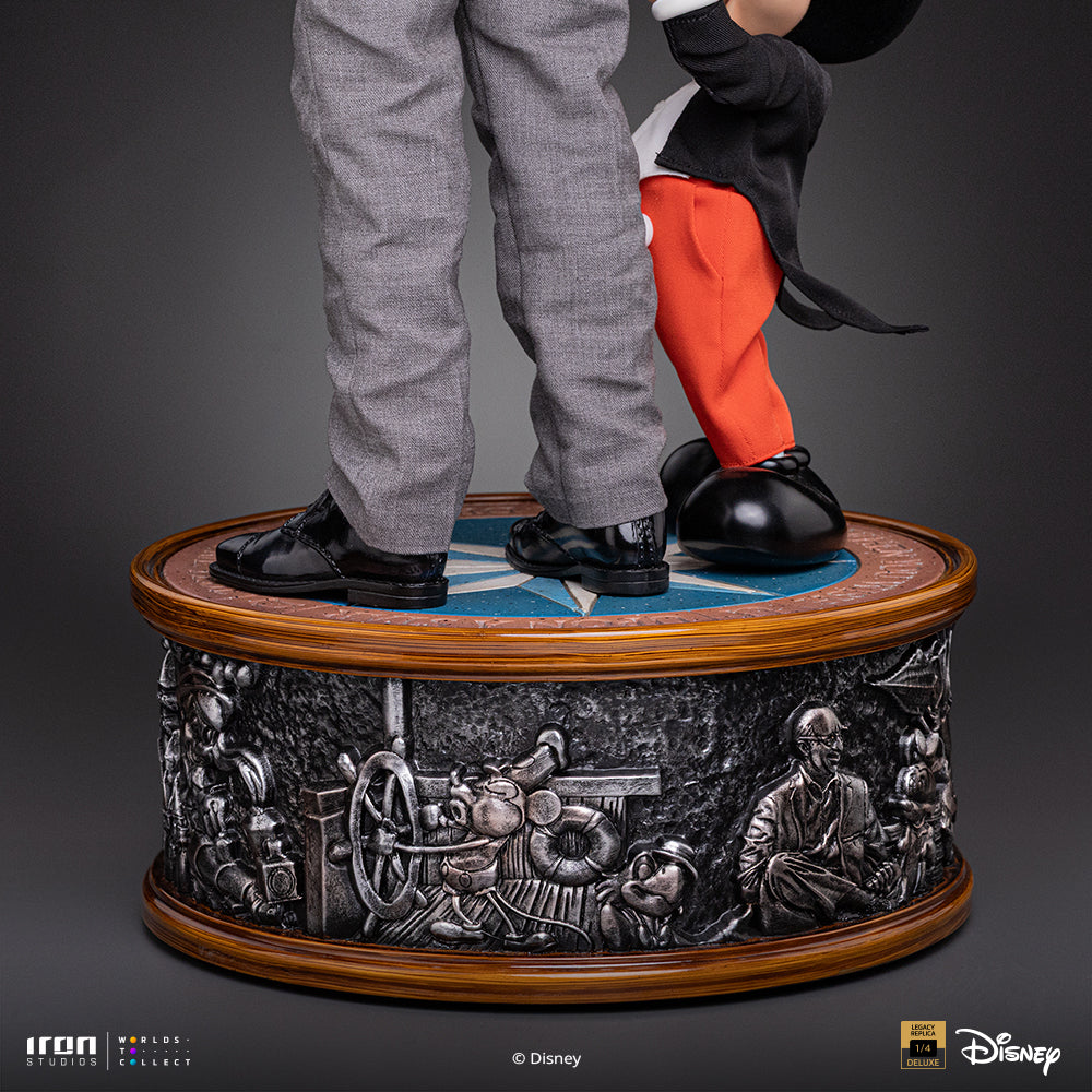 Pré-Venda - Estátua Walt Disney & Mickey Mouse - Disney Classics - Legacy Replica 1/4 - Iron Studios