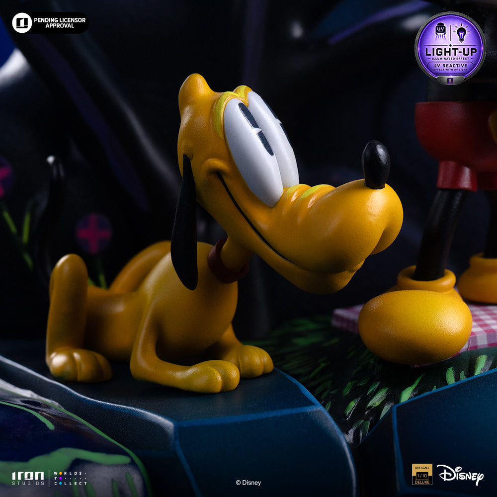 Pré-Venda - Estátua Mickey, Minnie and Pluto's Day at the Park - Disney Classics - Deluxe Art Scale 1/10 - Iron Studios