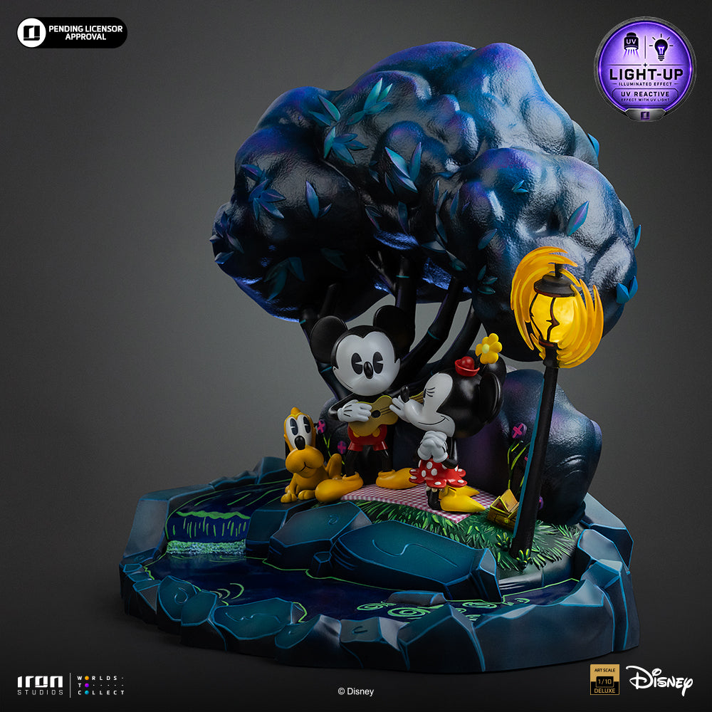 Pré-Venda - Estátua Mickey, Minnie and Pluto's Day at the Park - Disney Classics - Deluxe Art Scale 1/10 - Iron Studios