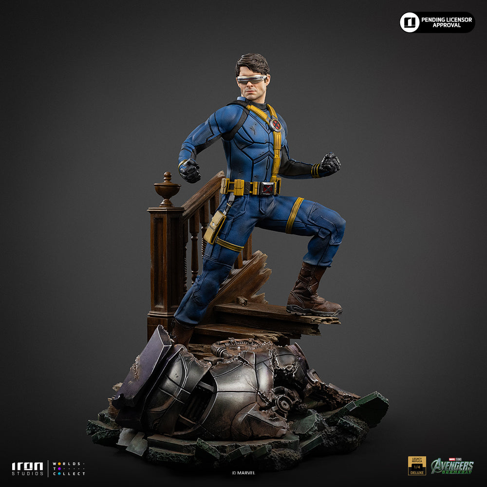 Pré-Venda - Estátua Cyclops Deluxe ver. - Avengers: Doomsday - Legacy Replica 1/4 - Iron Studios