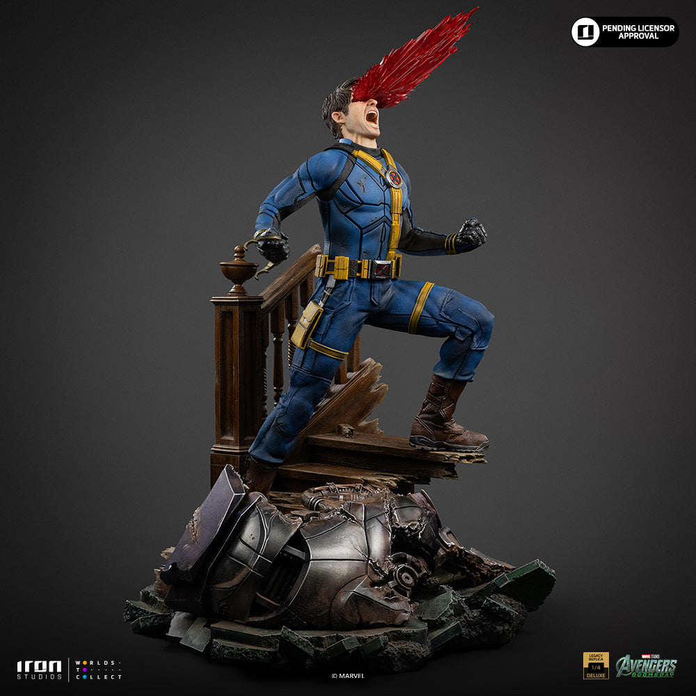 Pré-Venda - Estátua Cyclops Deluxe ver. - Avengers: Doomsday - Legacy Replica 1/4 - Iron Studios