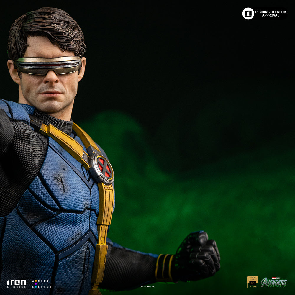 Pré-Venda - Estátua Cyclops Deluxe ver. - Avengers: Doomsday - Legacy Replica 1/4 - Iron Studios