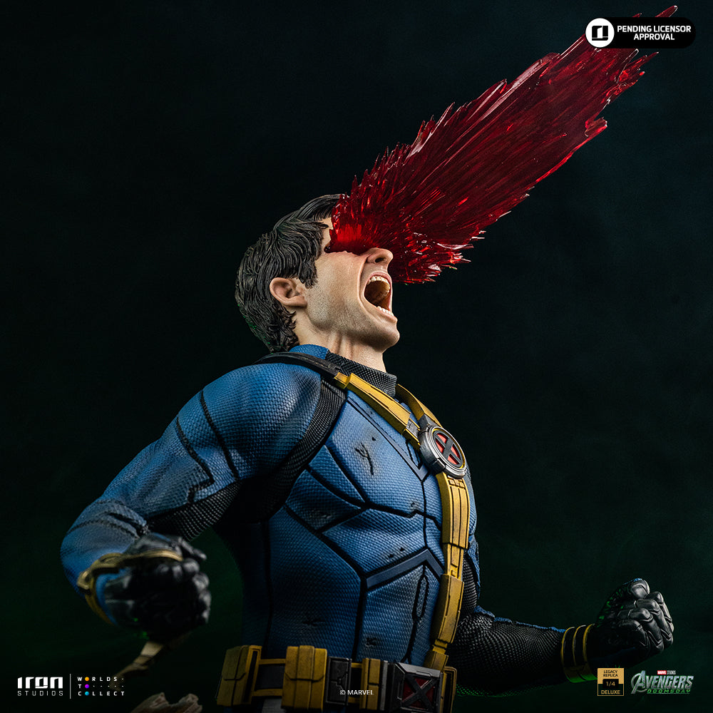Pré-Venda - Estátua Cyclops Deluxe ver. - Avengers: Doomsday - Legacy Replica 1/4 - Iron Studios