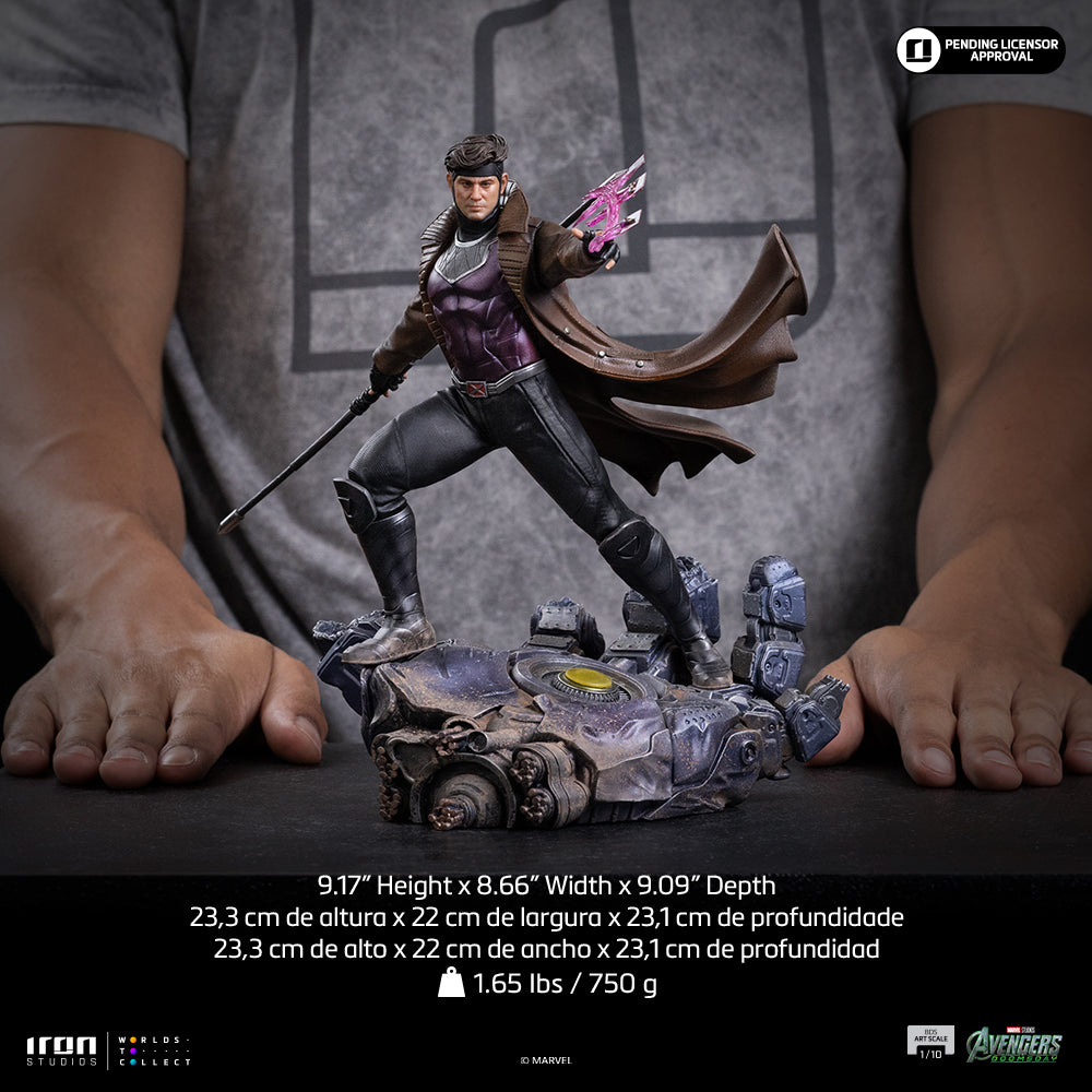 Pré-Venda - Estátua Gambit - Avengers: Doomsday - BDS Art Scale 1/10 - Iron Studios