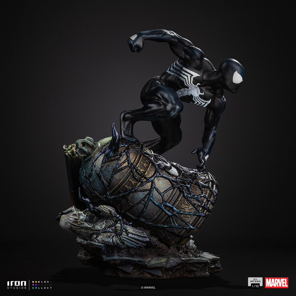 Estátua Spider-Man Black - Marvel Comics - BDS Art Scale 1/10 - Iron Studios