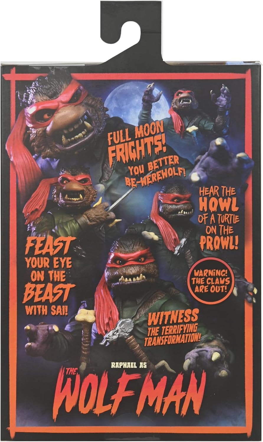 Figura Raphael as The Wolfman – Universal Monsters x TMNT – Ultimate 7