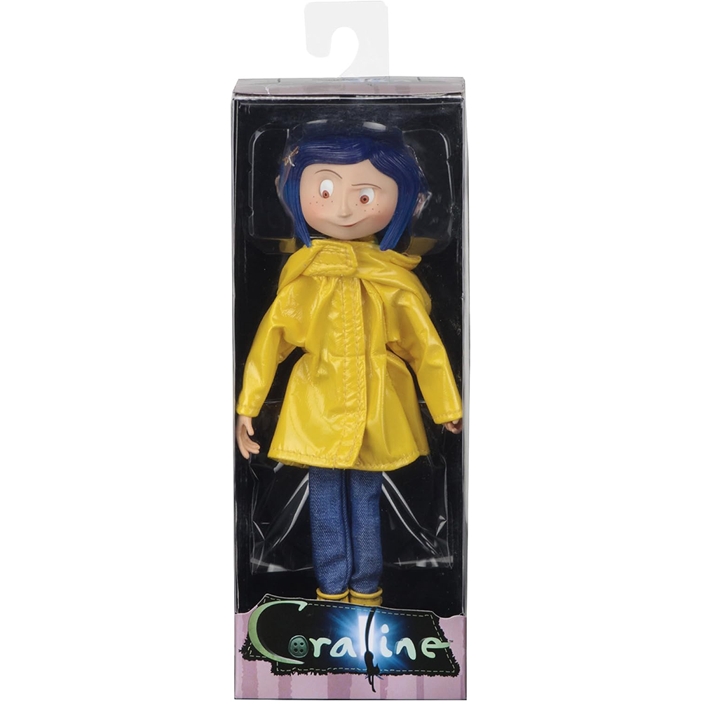 Figura Coraline (Raincoat & Boots) – Coraline – Bendy Fashion Doll – Neca
