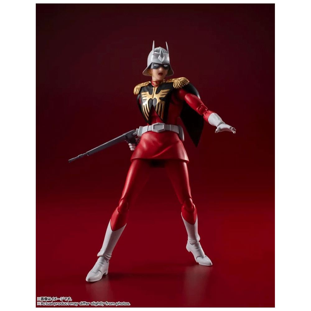 Figura Char Aznable – Mobile Suit Gundam – S.H.Figuarts – Bandai