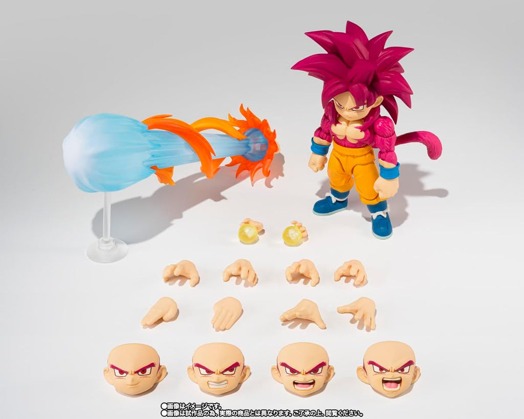 Figura Super Saiyan 4 Son Goku (Mini) - Dragon Ball Daima - S.h.figuarts - Bandai