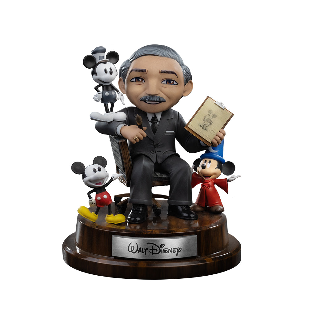Pré-venda - Estátua Walt Disney - Disney - MiniCo - Iron Studios