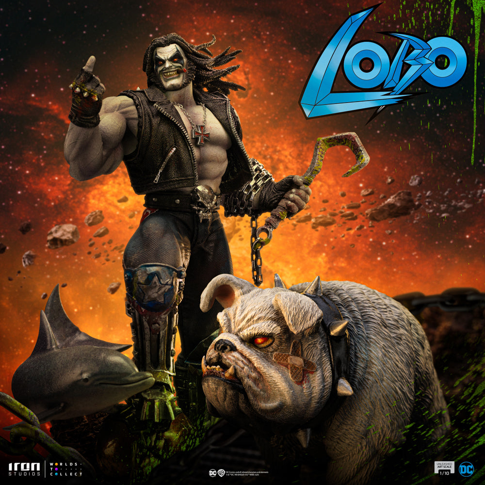 Estátua Lobo Unleashed - DC Comics - Art Scale 1/10 - Iron Studios
