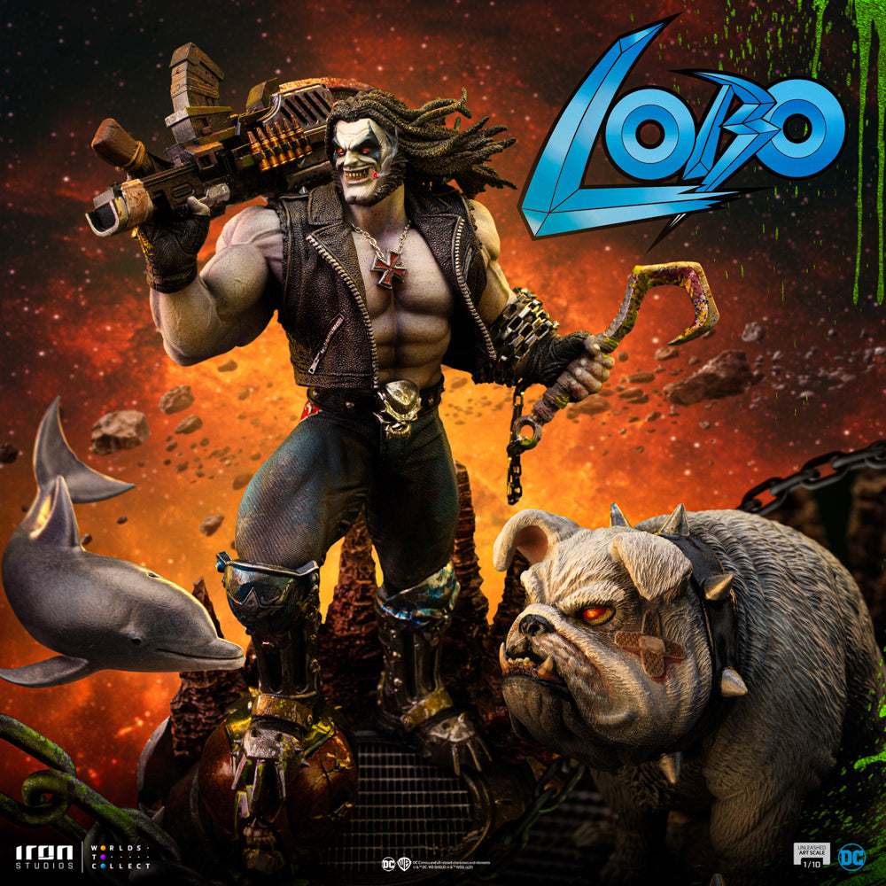 Estátua Lobo Unleashed - DC Comics - Art Scale 1/10 - Iron Studios