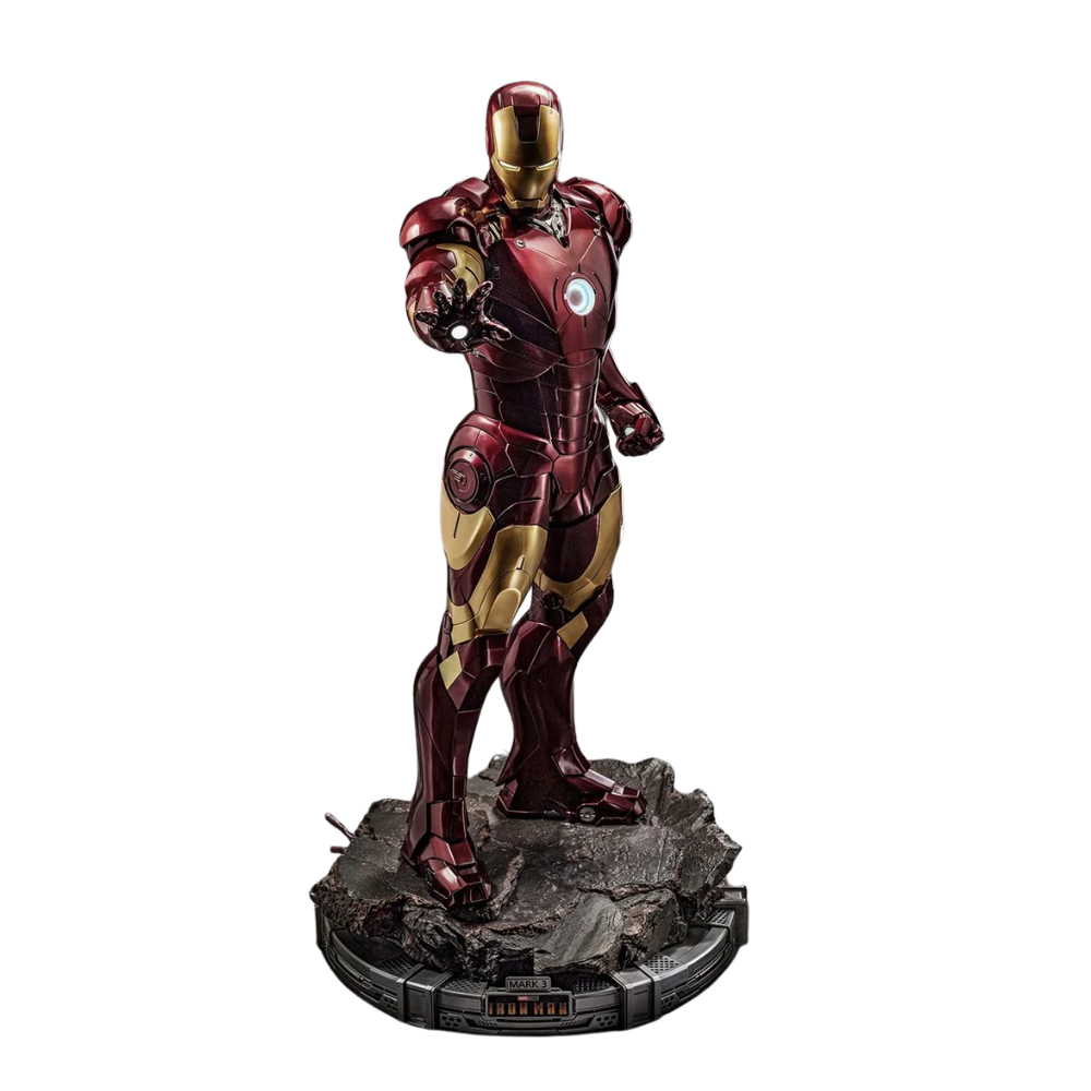 Estátua Iron Man Mark 3 (Clean) Regular - 1/2 Scale - Queen Studios