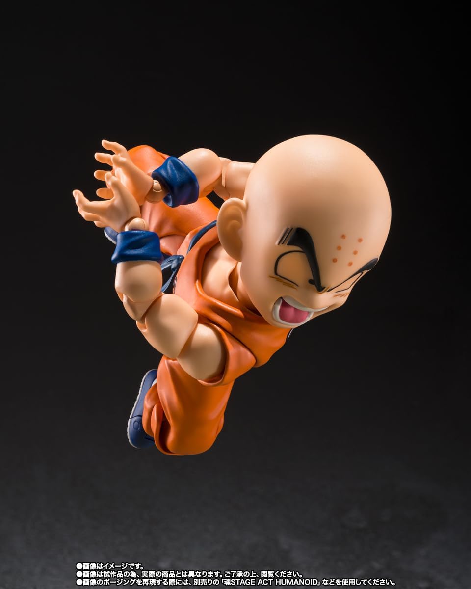 Figura Krillin - Son Goku's Best friend- Dragon Ball Z - S.H.Figuarts - Bandai