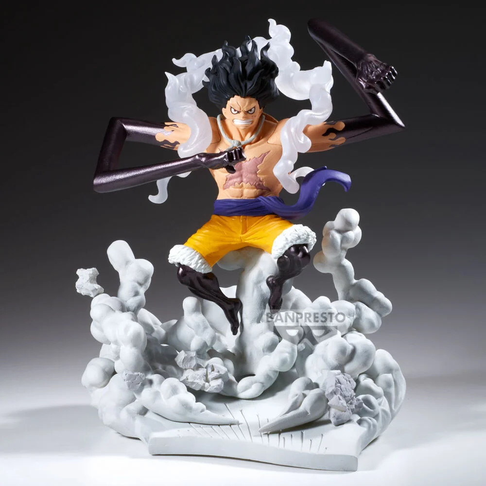 Estátua Monkey D. Luffy Gear 4 – One Piece – Senkozekkei – Banpresto