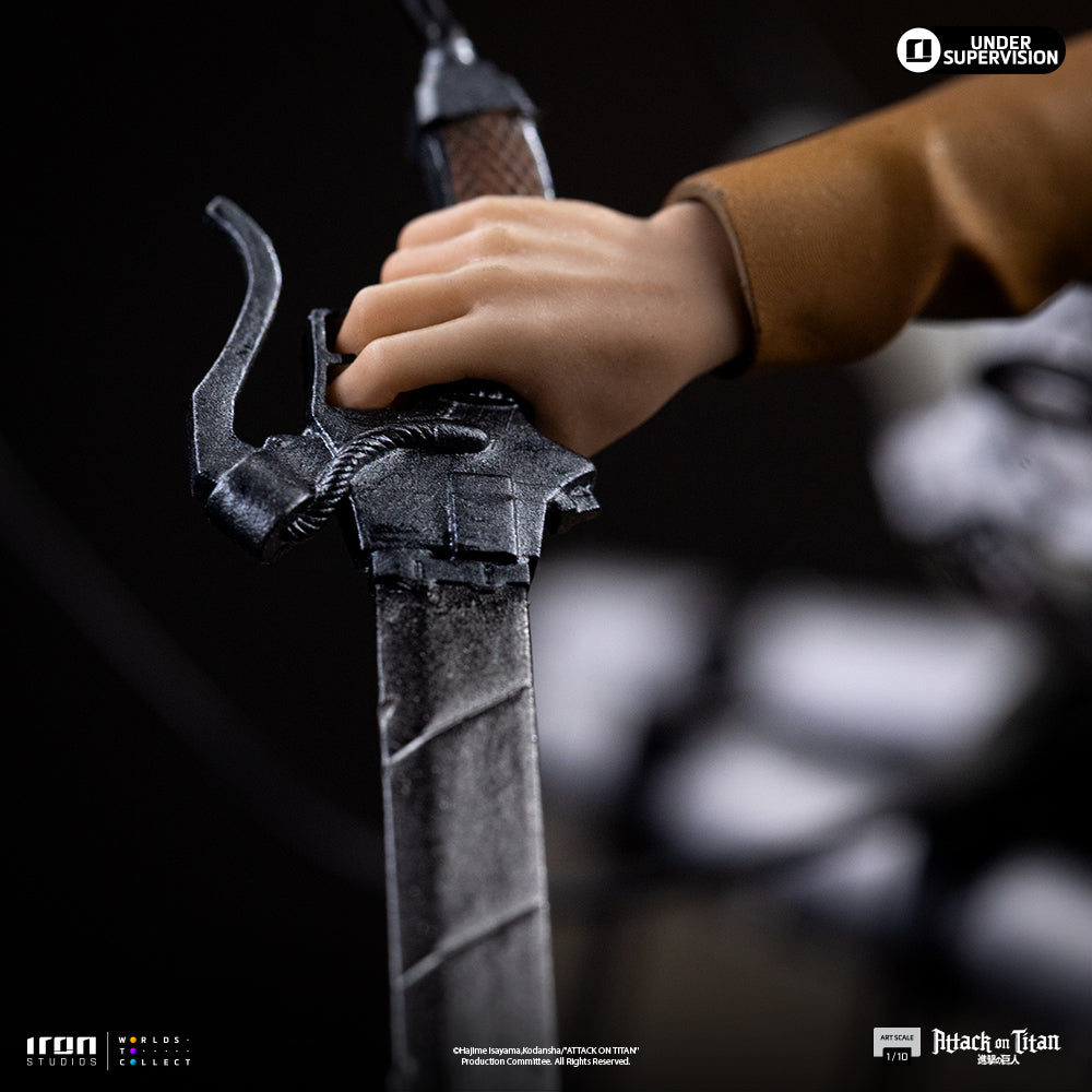 Estátua Eren Yeager - Attack on Titan - Art Scale 1/10 - Iron Studios