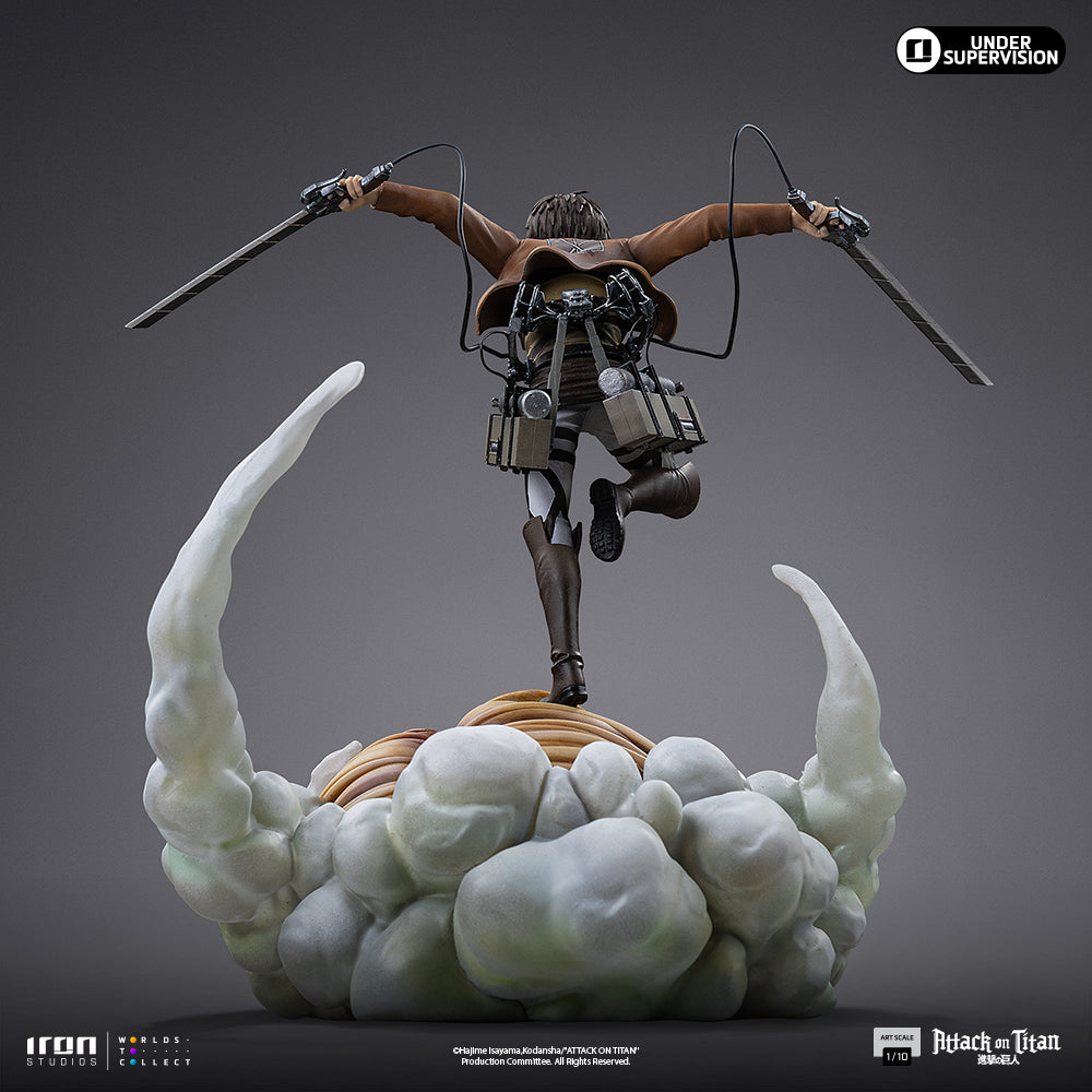 Estátua Eren Yeager - Attack on Titan - Art Scale 1/10 - Iron Studios