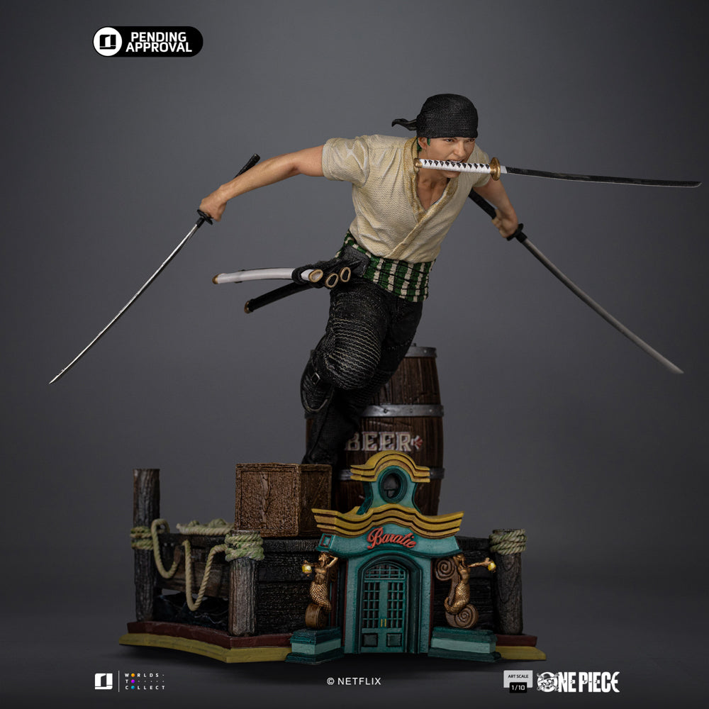 Estátua Zoro - One Piece - Art Scale 1/10 - Iron Studios