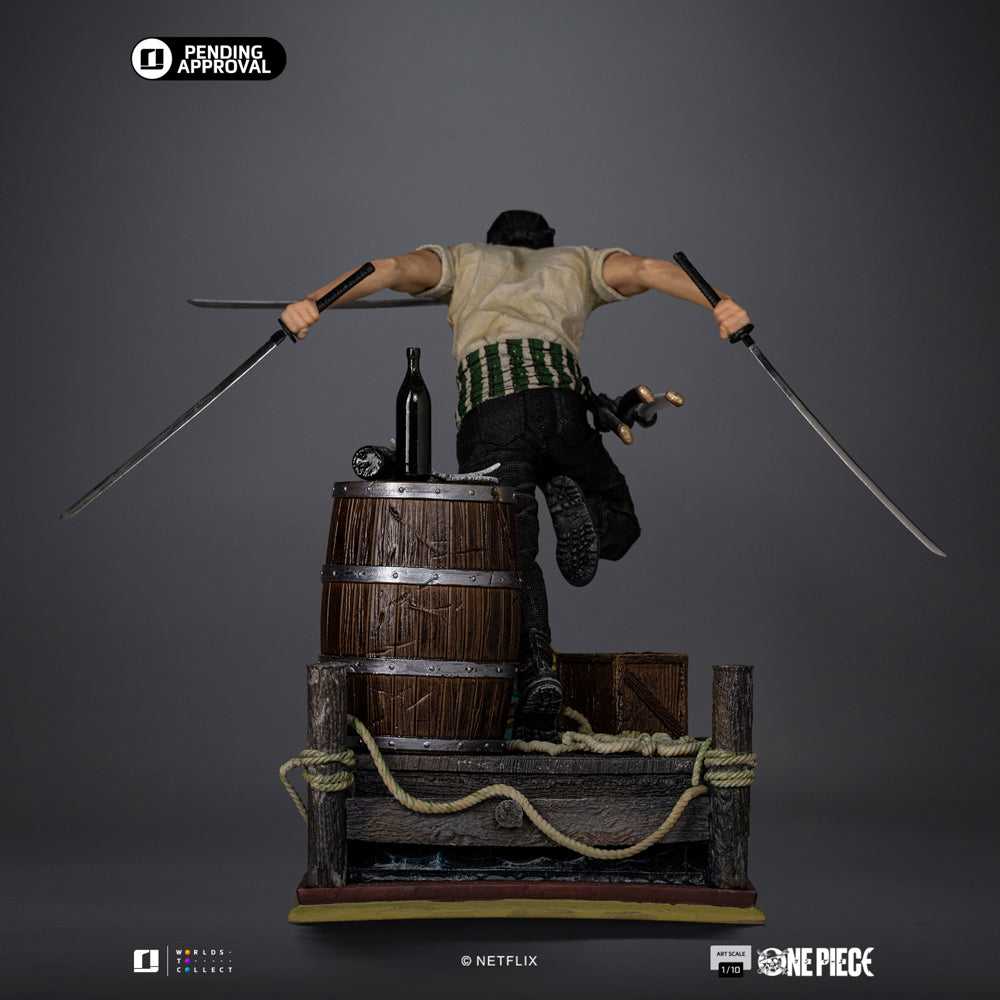 Estátua Zoro - One Piece - Art Scale 1/10 - Iron Studios