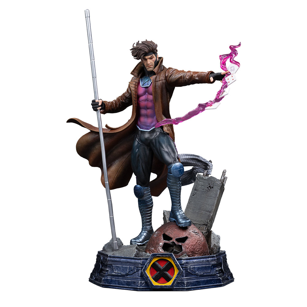 Pré-Venda Estátua - Gambit Unleashed - X-Men - Art Scale 1/10 - Iron Studios