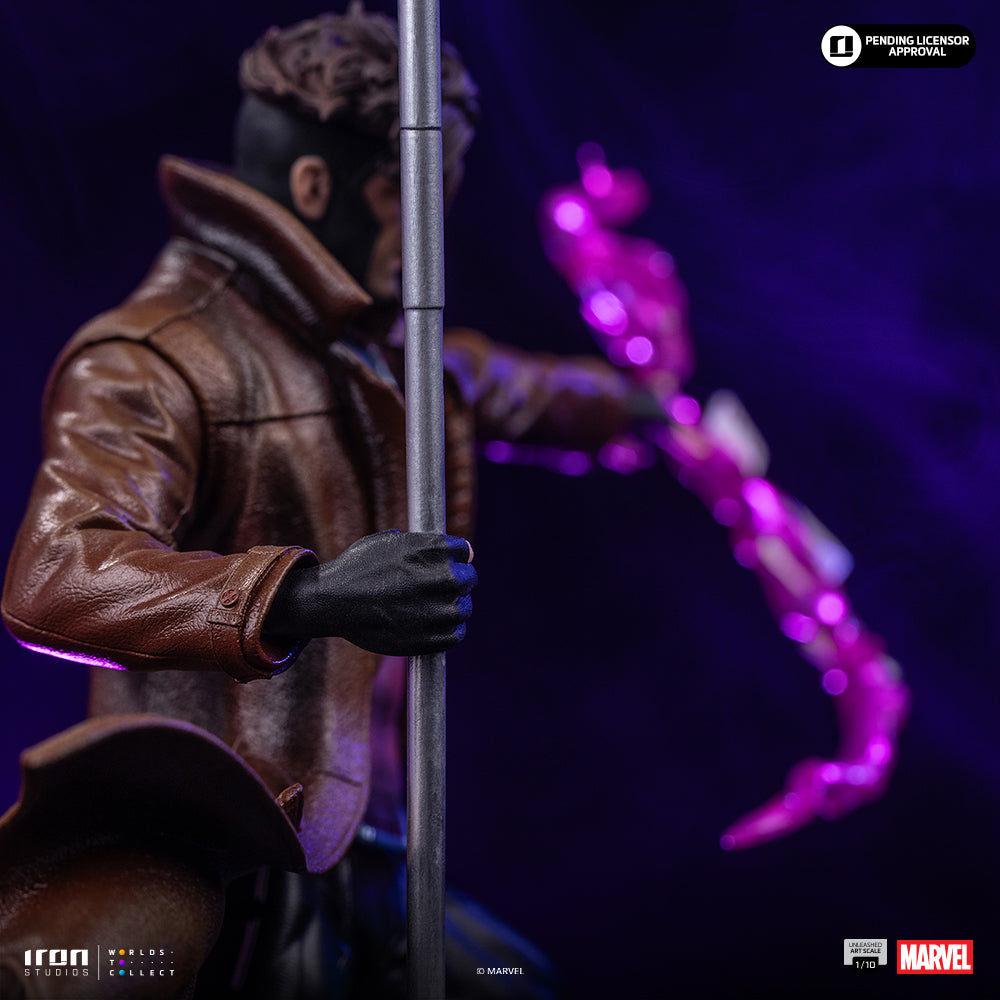 Pré-Venda Estátua - Gambit Unleashed - X-Men - Art Scale 1/10 - Iron Studios