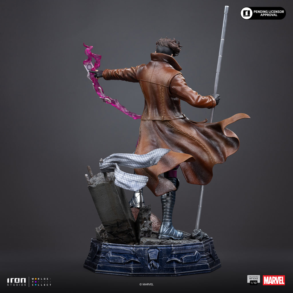 Pré-Venda Estátua - Gambit Unleashed - X-Men - Art Scale 1/10 - Iron Studios