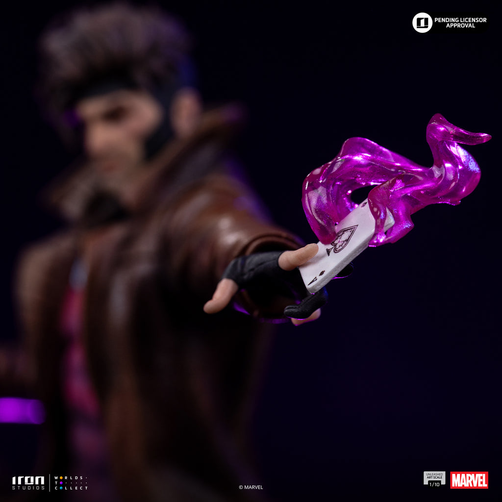 Pré-Venda Estátua - Gambit Unleashed - X-Men - Art Scale 1/10 - Iron Studios