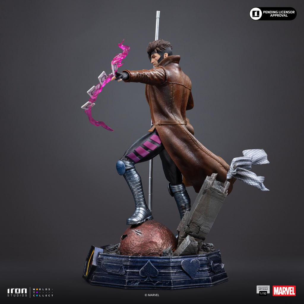 Pré-Venda Estátua - Gambit Unleashed - X-Men - Art Scale 1/10 - Iron Studios