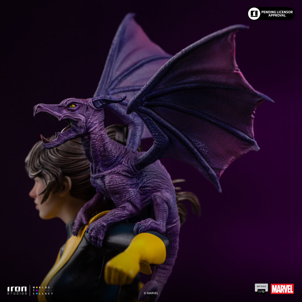 Pré-Venda - Estátua - Kitty Pride & Lockheed - X-Men Comics - BDS Art Scale 1/10 - Iron Studios