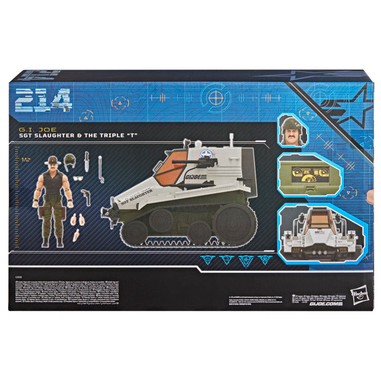 Pré-Venda - G.I. Joe Classified Series #214, Sgt Slaughter & the Triple 