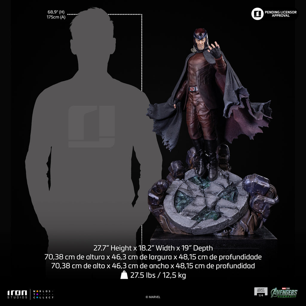 Pré-Venda - Estátua - Magneto - Avengers: Doomsday - Legacy Replica 1/4 - Iron Studios