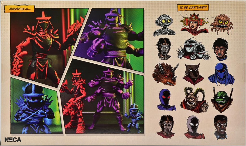 Figura Shredder Clones 3 Pack - Mirage Comics - TMNT - 7