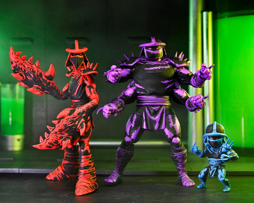 Figura Shredder Clones 3 Pack - Mirage Comics - TMNT - 7
