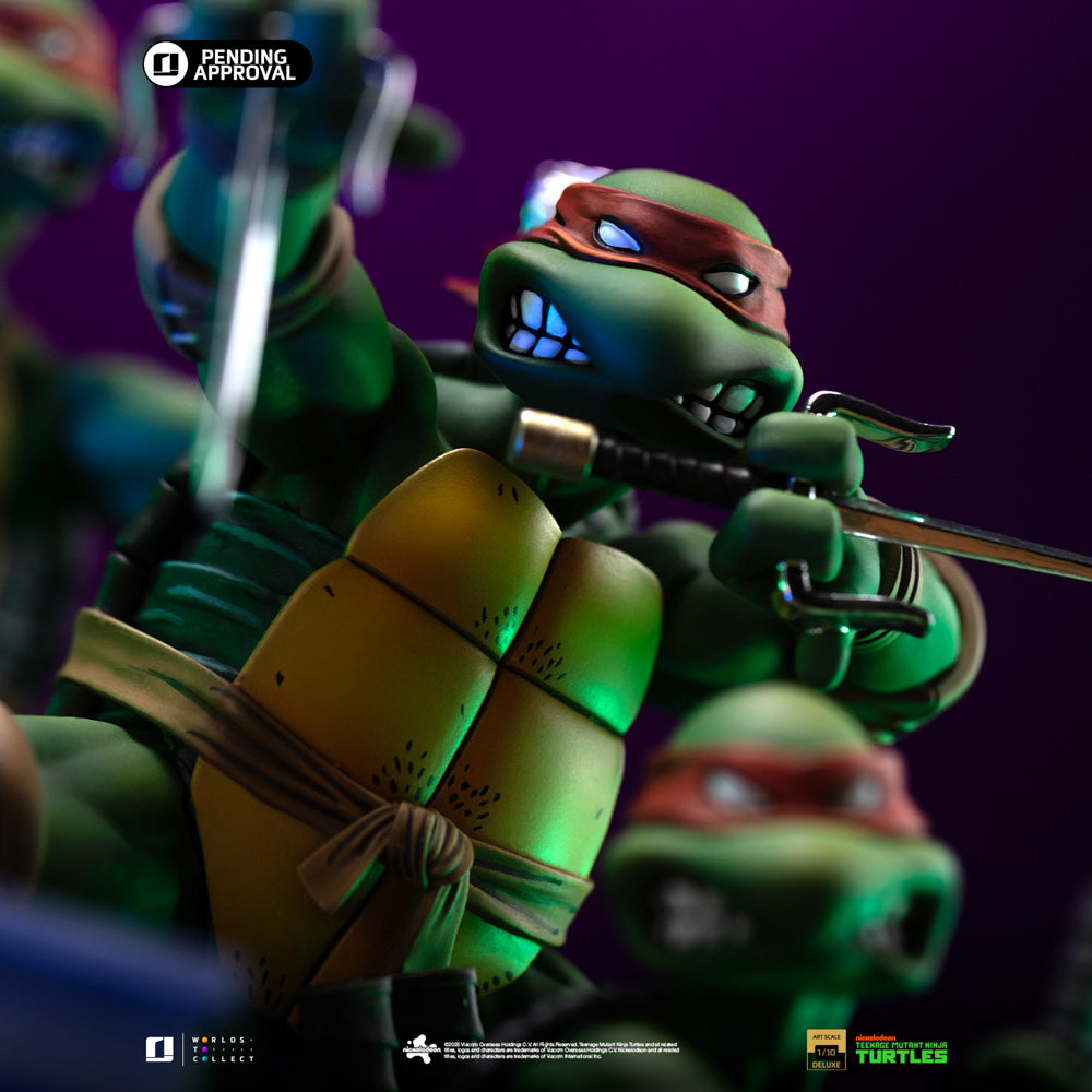 Estátua TMNT 1st Cover Set (Kevin Eastman Signed Ver.) - Teenage Mutant Ninja Turtles - Art Scale 1/10 - Iron Studios